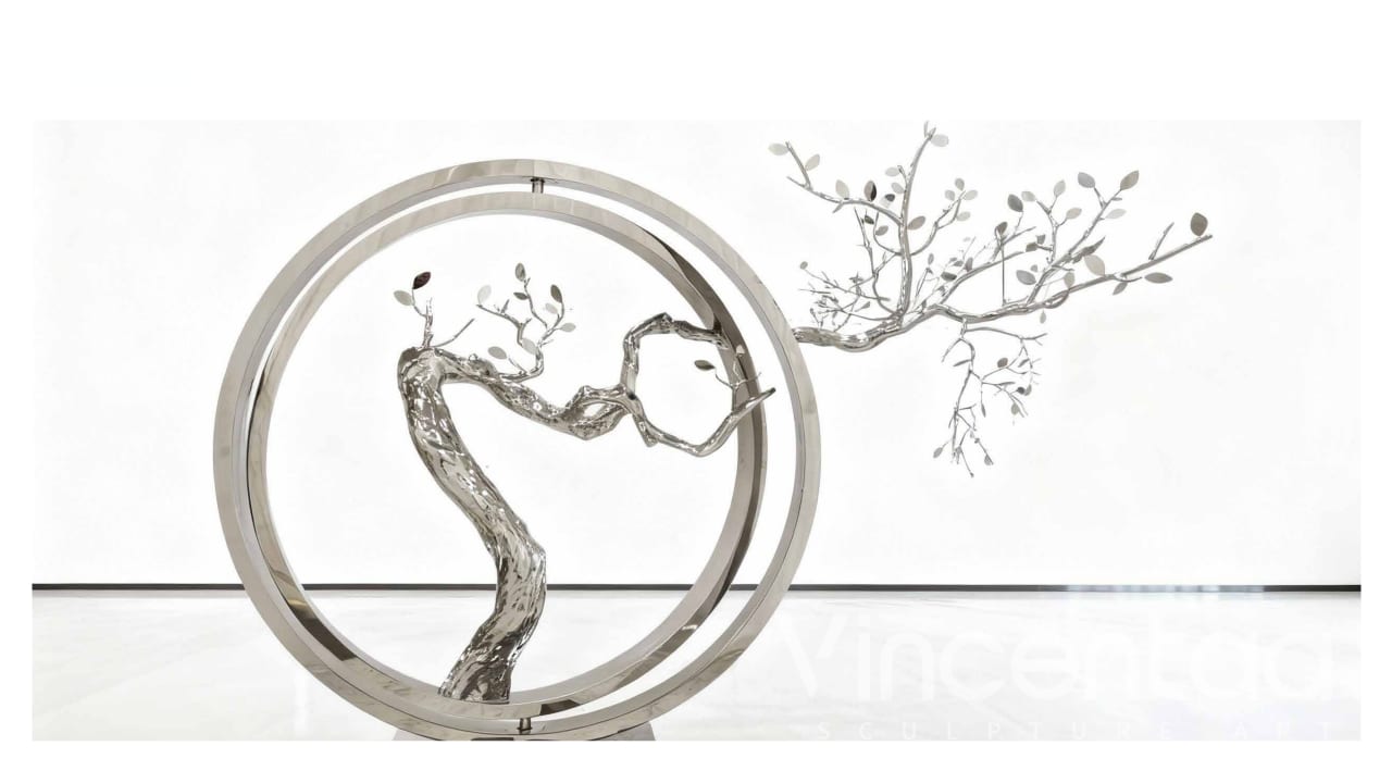stainless steel art sculpture