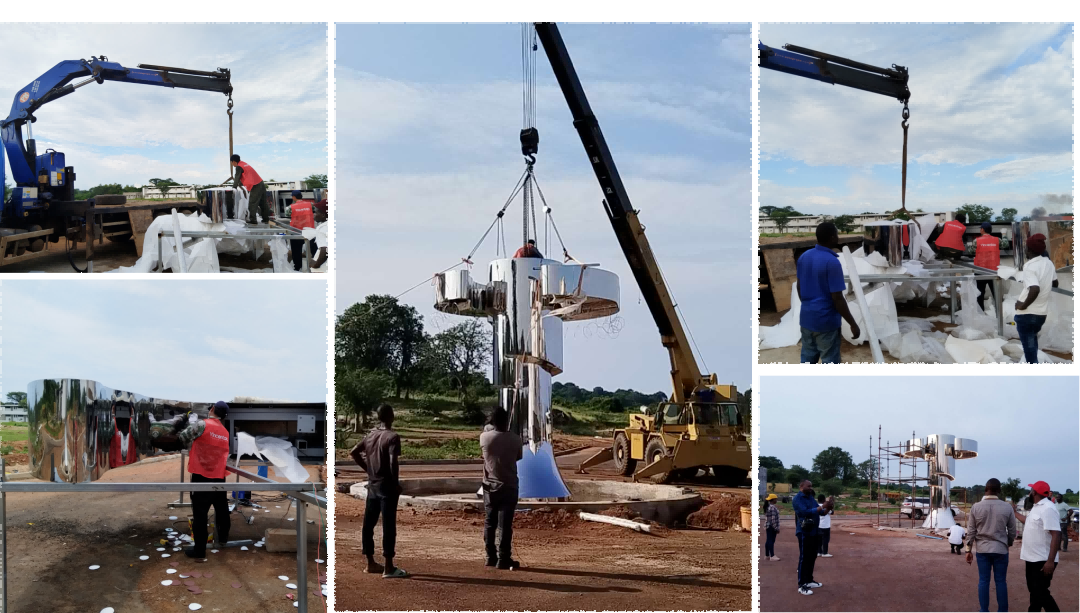 one-stop sculpture project service from design to overseas installation