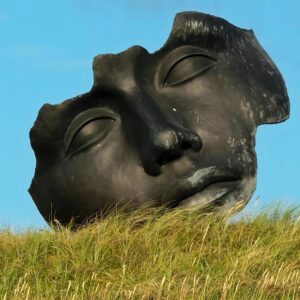 Half Face Sculpture