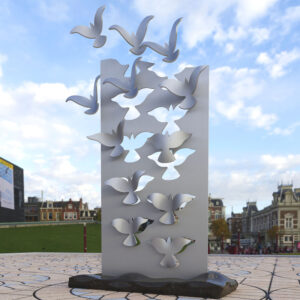 Flying Dove sculpture