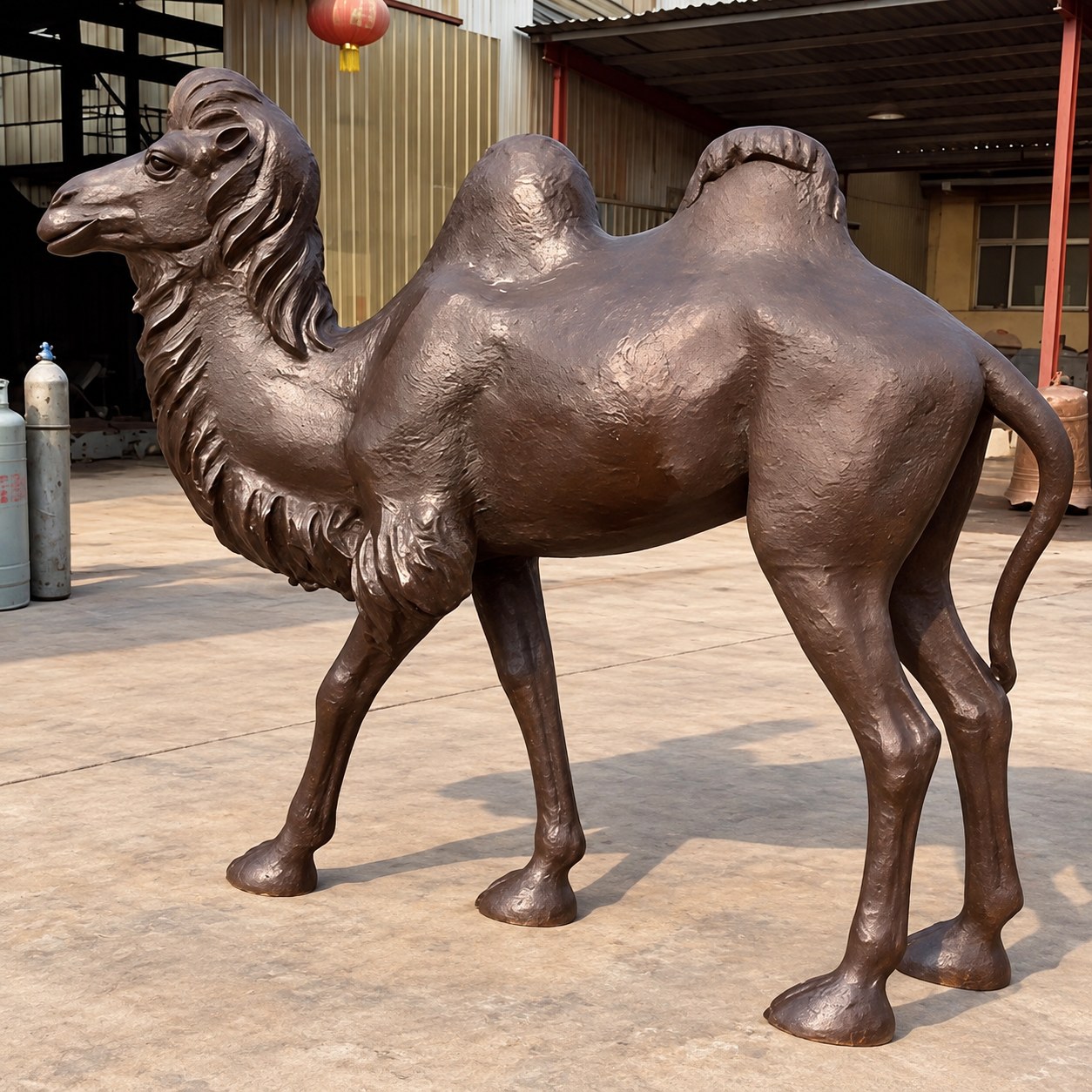 Bronze Camel Sculpture