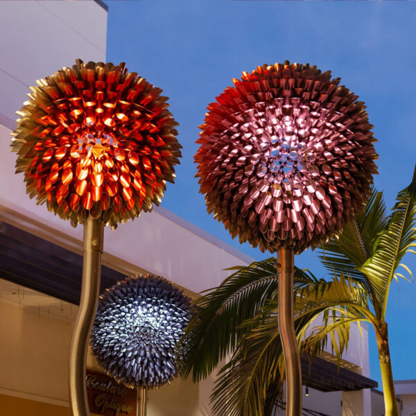 Lantern ball sculpture