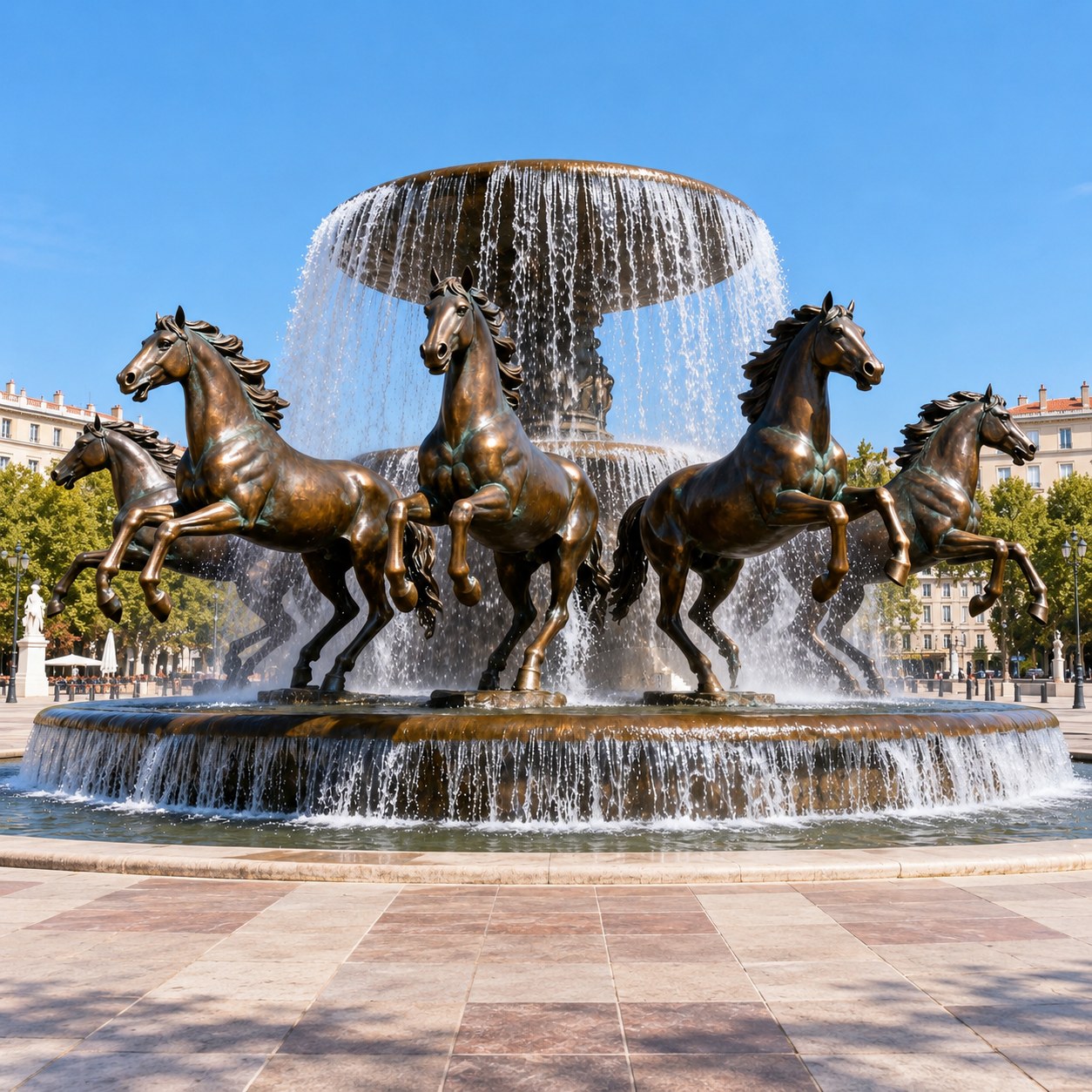 Bronze Horse Sculpture