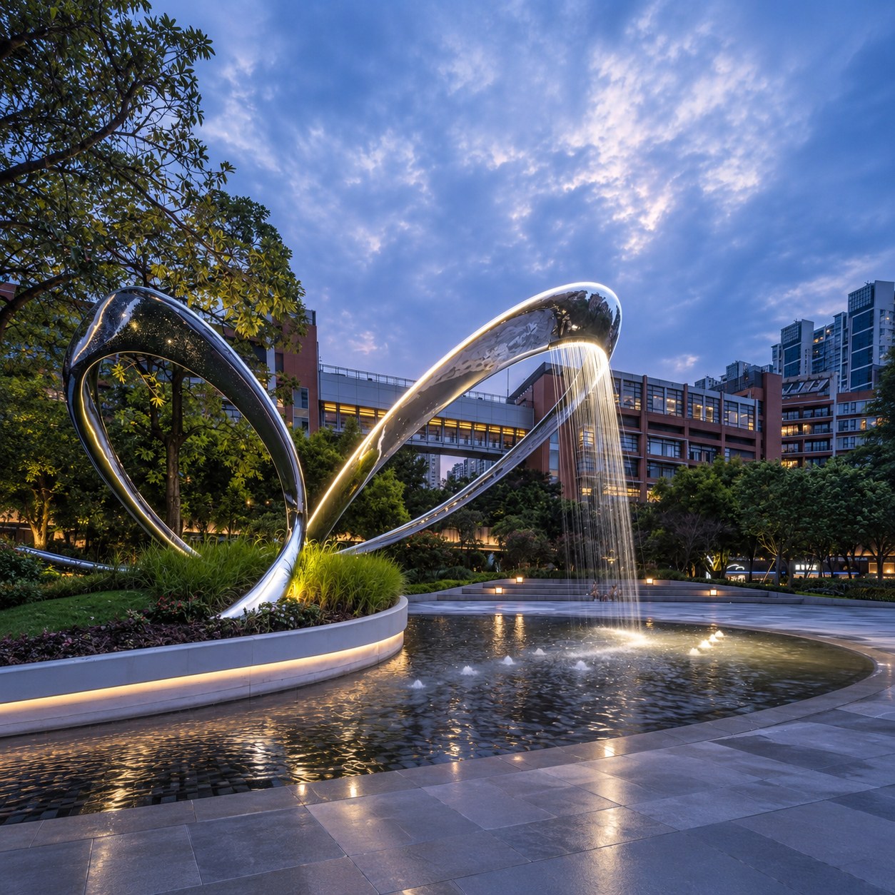 Hotel Fountain Sculpture