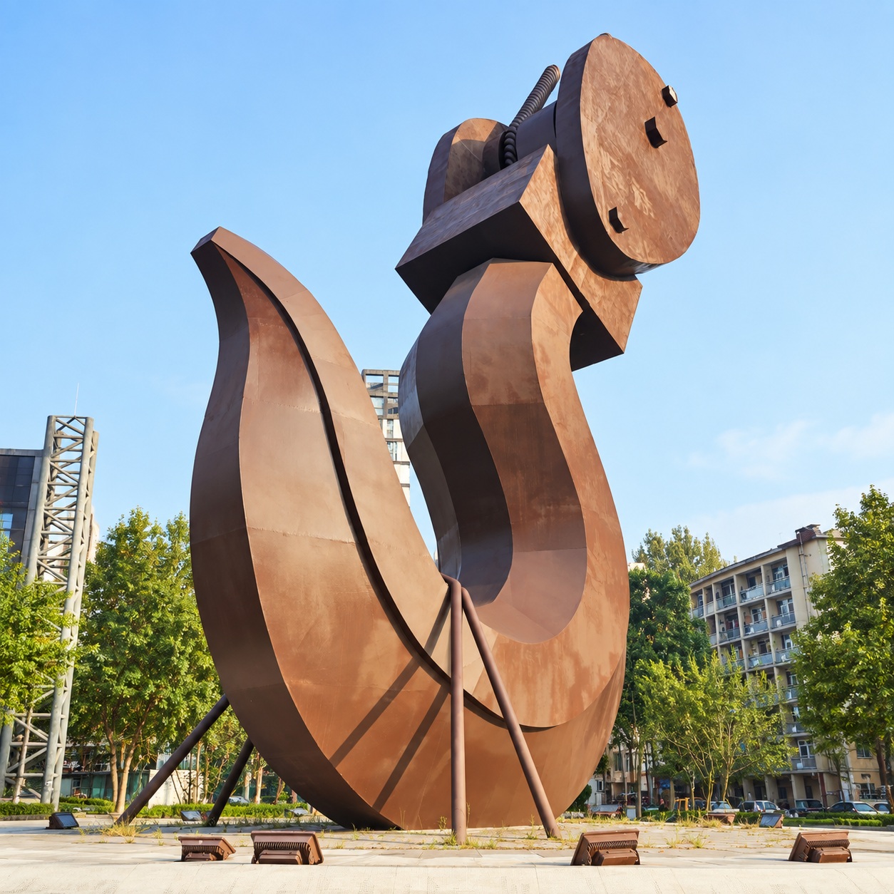 Bronze Group Memorial Sculpture