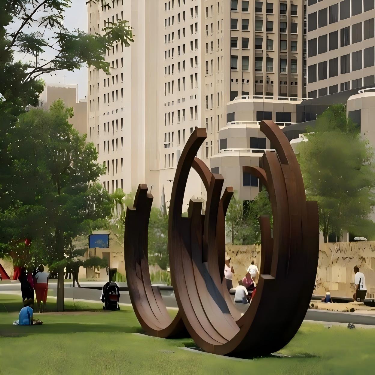Stainless Steel Landmark Sculpture