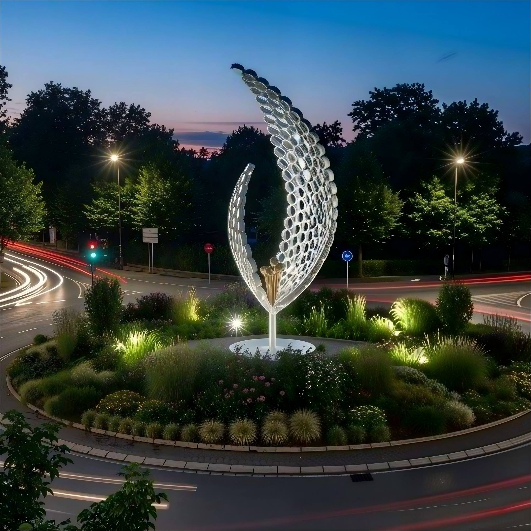 Metal tree Sculptures