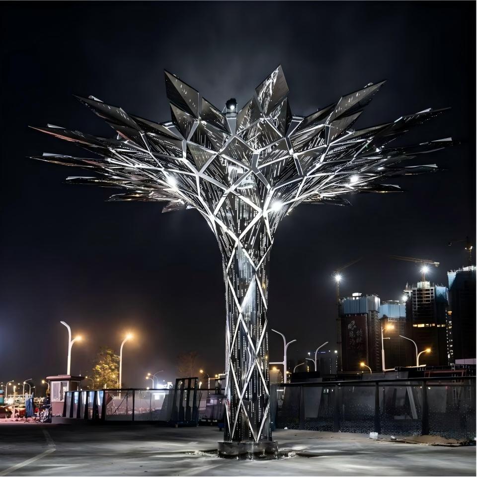 Commercial Plaza tree Sculpture